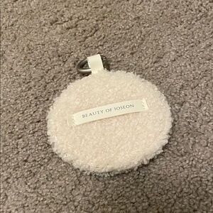 Beauty of Joseon Plush beige  Round Keychain Mirror Charm